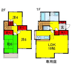 上総牛久駅 徒歩40分 1-2階の物件間取画像